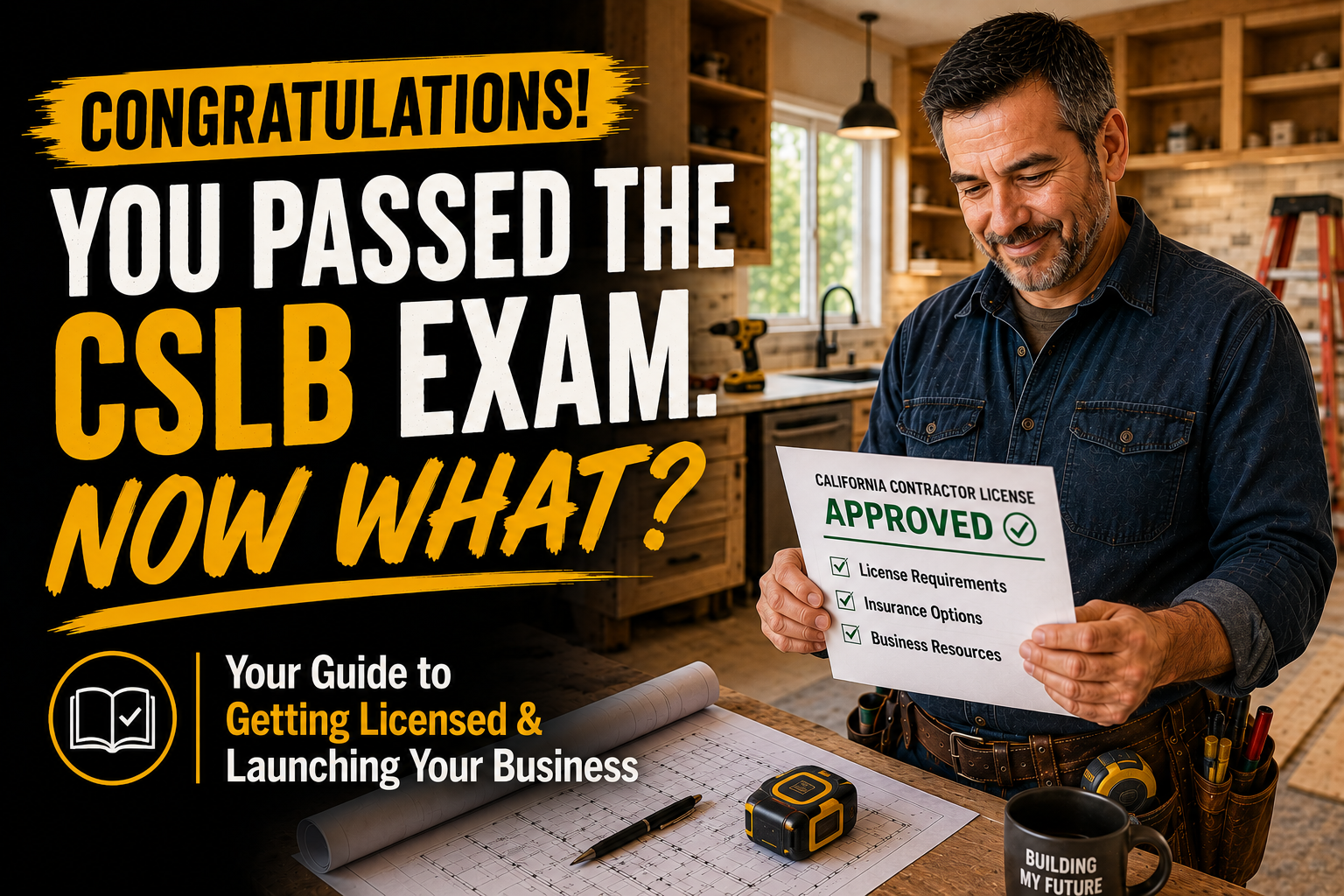 Congratulations You Passed the CSLB Exam