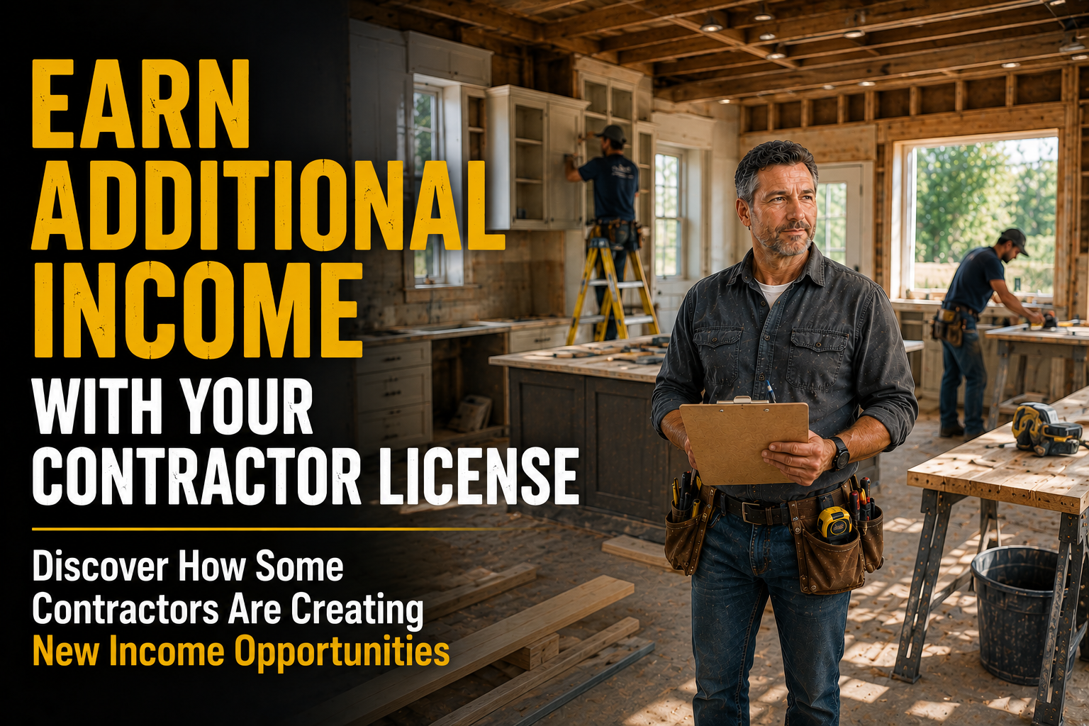 Earn Additional Income with your Contractors License